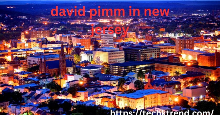 Comprehensive Outline for “David Pimm in New Jersey”